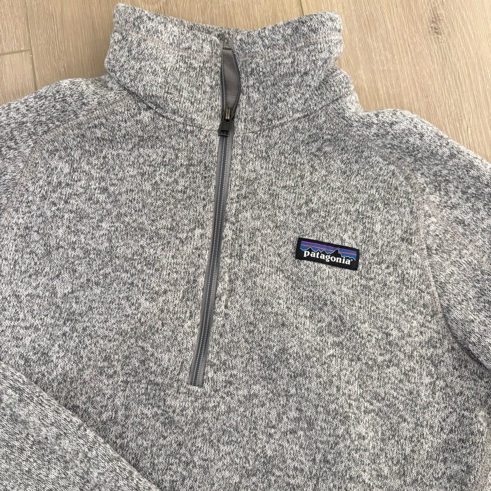 Patagonia Better Sweater Womens' Medium 1/4 Zip Gray